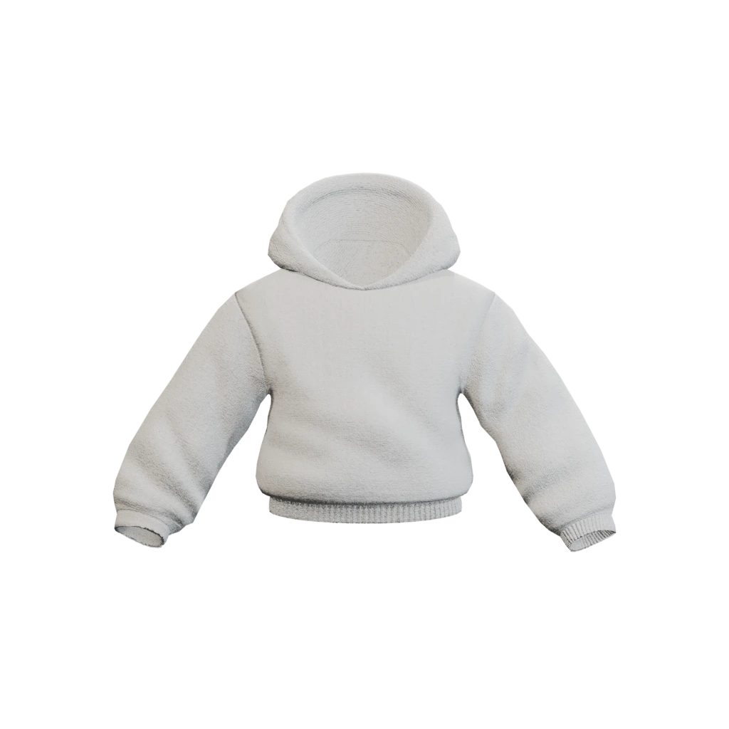 Blank YYOKU Compact Hoodie template